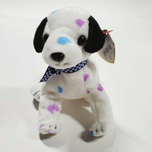 TY Beanie Baby Dizzy The Dog With Tag Retired   DOB: Oct. 7th, 2000  Blk/White